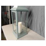 Large Genuine Luminara Lantern with Luminara Flamless Candle