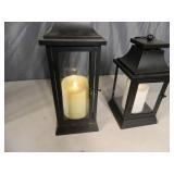 3 Genuine Luminara Lanterns with Luminara Flameless Candles 3 Genuine Luminara Lanterns with Luminara Flameless Candles