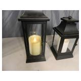 3 Genuine Luminara Lanterns with Luminara Flameless Candles