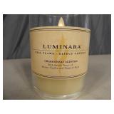 Genuine Luminara Real Flame Effect Chardonnat Scented Candle with Remote