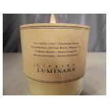 Genuine Luminara Real Flame Effect Chardonnat Scented Candle with Remote