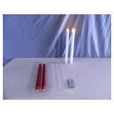 4 Genuine Luminara Flameless Candlesticks 4 Genuine Luminara Flameless Candlesticks