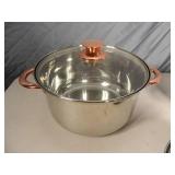 New 8 Piece Rose Gold Stainless Elle Decor Pot and Pan Set New 8 Piece Rose Gold Stainless Elle Decor Pot and Pan Set