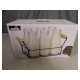 New 7 Piece Milk Bottle Caddy