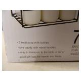 New 7 Piece Milk Bottle Caddy New 7 Piece Milk Bottle Caddy