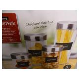 New Chalkboard Canister Set New Chalkboard Canister Set