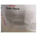 New 2 Tier Dish Rack New 2 Tier Dish Rack