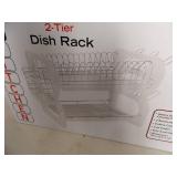 New 2 Tier Dish Rack