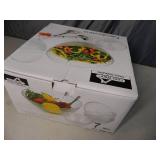 New 7 Piece Glass Salad Set New 7 Piece Glass Salad Set