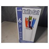 New 6 Piece Knife Set New 6 Piece Knife Set