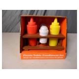 New Picnic Table Condiment Set