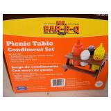 New Picnic Table Condiment Set