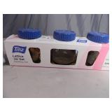 2 New Glass Lattice Jar Sets 2 New Glass Lattice Jar Sets