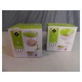 2 New Assorted Elle Gourmet Manual Food Processors 2 New Assorted Elle Gourmet Manual Food Processors