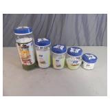 New 5 Piece Butterfly Canister Set New 5 Piece Butterfly Canister Set