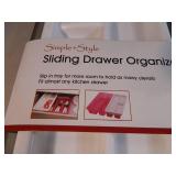 2 New Sliding Drawer Organizers