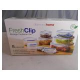 New 8 Piece Food Storage Set New 8 Piece Food Storage Set