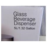 New Glass Beverage Dispenser