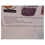New Frigidaire 8 Piece TwisTite Storage Container Set New Frigidaire 8 Piece TwisTite Storage Container Set