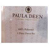 New Paula Deen 3 Piece Duvet Set