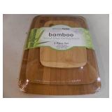 New Bamboo 3 Piece Cutting Board Set