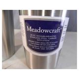 2 New Meadowcraft 20 oz Tumblers with Metal Straws