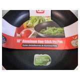 3 New Aluminum Non Stick Fry Pans