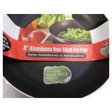 3 New Aluminum Non Stick Fry Pans