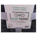 New Posh Home Hooded Jersey Therpa Throw New Posh Home Hooded Jersey Therpa Throw