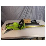 New 24 Volt Lithium Ion Cordless Hedge Trimmer