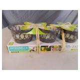 2 New 3 Packs of Citronella Candles 2 New 3 Packs of Citronella Candles