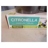 2 New 3 Packs of Citronella Candles