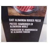 New Charbroil Cast Almunium Burger Press