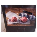 New Charbroil Cast Almunium Burger Press