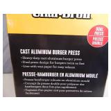 New Charbroil Cast Almunium Burger Press