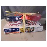 3 New Packs of 2 Citronella Candles