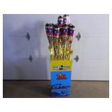 16 New American Flag Tiki Torches 16 New American Flag Tiki Torches