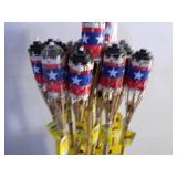 16 New American Flag Tiki Torches 16 New American Flag Tiki Torches