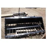 Universal Mount Bobcat Skid Loader Skid Steer 72" Rock Bucket