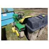 John Deere Model 318 Garden Tractor Lawn Mower With Rear Bagger John Deere Model 318 Garden Tractor Lawn Mower With Rear Bagger