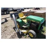 John Deere Model 318 Garden Tractor Lawn Mower With Rear Bagger