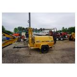 Amida 7000 Series Tow Behind Diesel Powered Light Tower Generator With Hydraulic Raise/Lower Telescoping & Rotating Boom