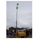 Amida 7000 Series Tow Behind Diesel Powered Light Tower Generator With Hydraulic Raise/Lower Telescoping & Rotating Boom