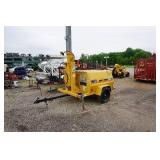 Amida 7000 Series Tow Behind Diesel Powered Light Tower Generator With Hydraulic Raise/Lower Telescoping & Rotating Boom