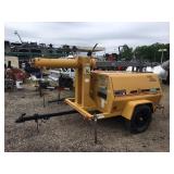 Amida 7000 Series Tow Behind Diesel Powered Light Tower Generator With Hydraulic Raise/Lower Telescoping & Rotating Boom