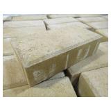 Belgrade 9" X 4 1/2" X 2 1/2" Classic Golden Coast Pavers - approx 450 pavers per pallet