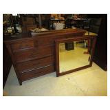 DRESSER WITH MIRROR