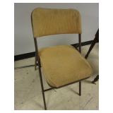 VINTAGE SEWING MACHINE AND FOLDING CHAIRS VINTAGE SEWING MACHINE AND FOLDING CHAIRS