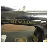 VINTAGE SEWING MACHINE AND FOLDING CHAIRS VINTAGE SEWING MACHINE AND FOLDING CHAIRS