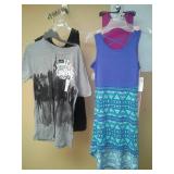 Ladies, large - 5. Shorts and tanks.